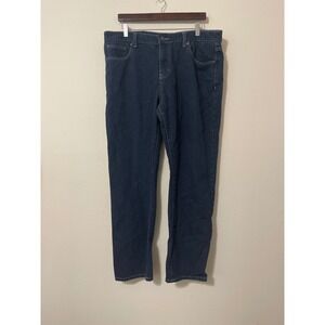 Big Joe Mens Dark Wash Straight Leg Denim Jeans Casual Western Rodeo 38x32